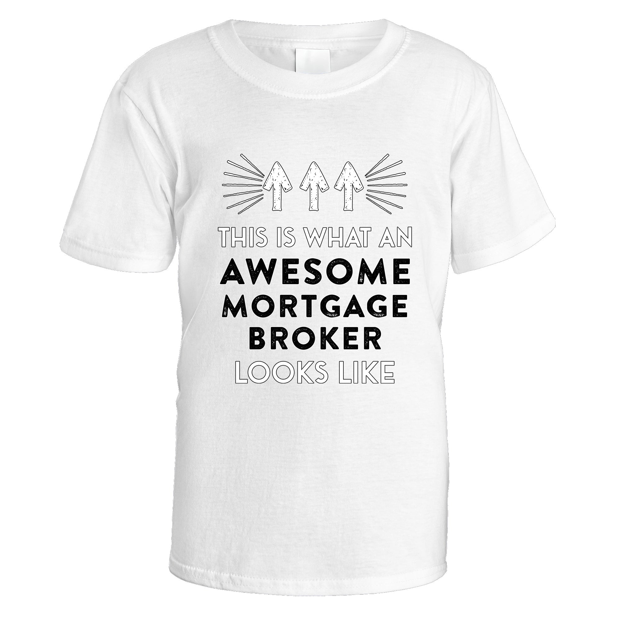 awesome-mortgage-broker-t-shirt - White