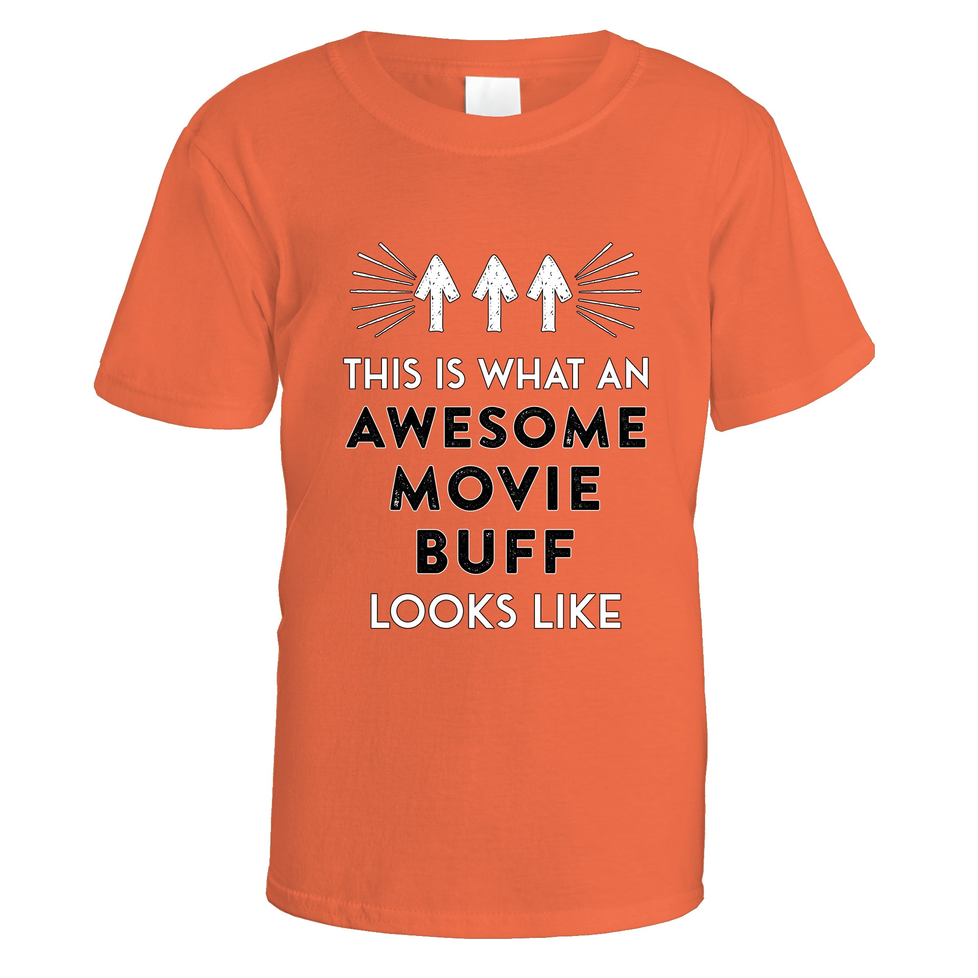 awesome-movie-buff-t-shirt - Orange
