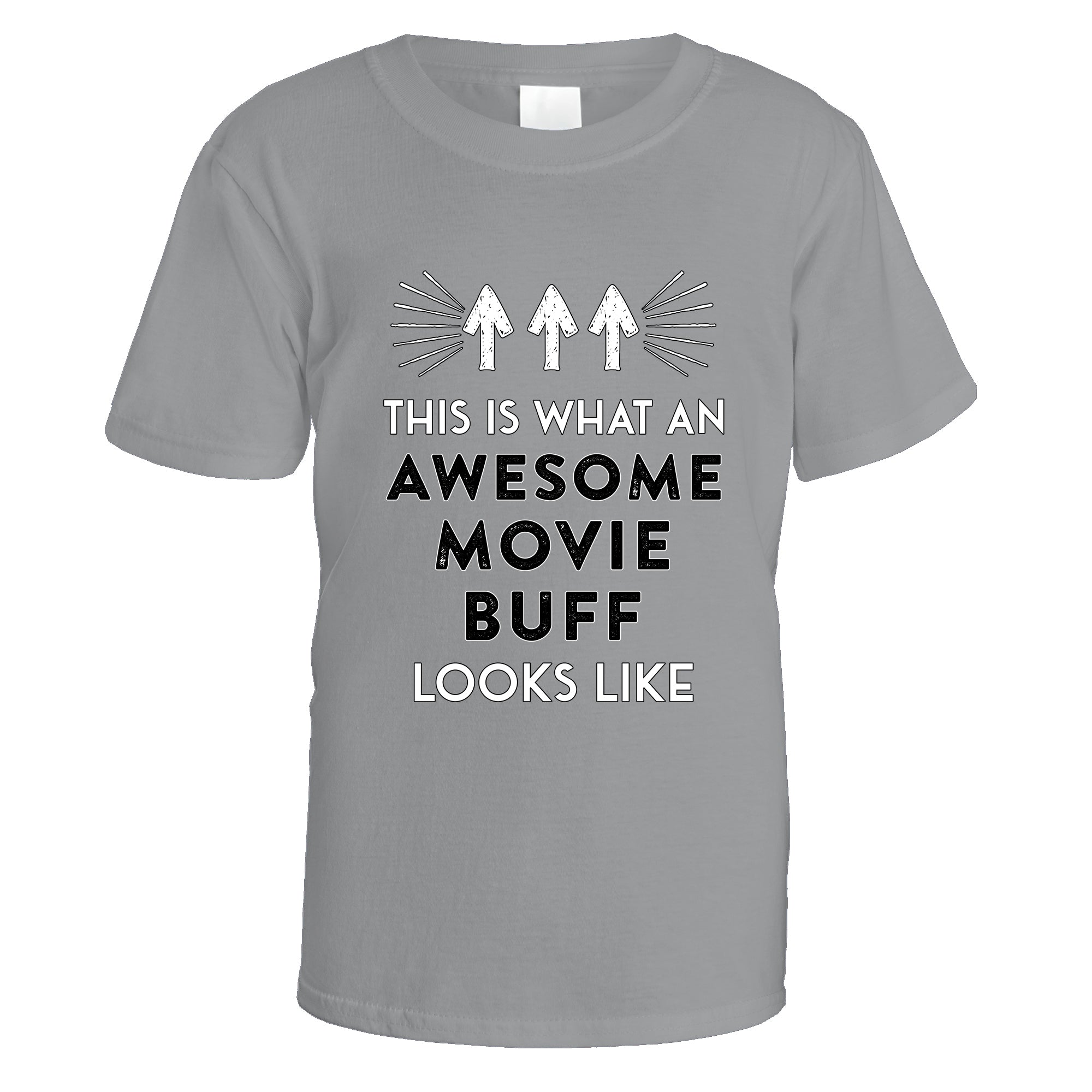 awesome-movie-buff-t-shirt - Sports Grey