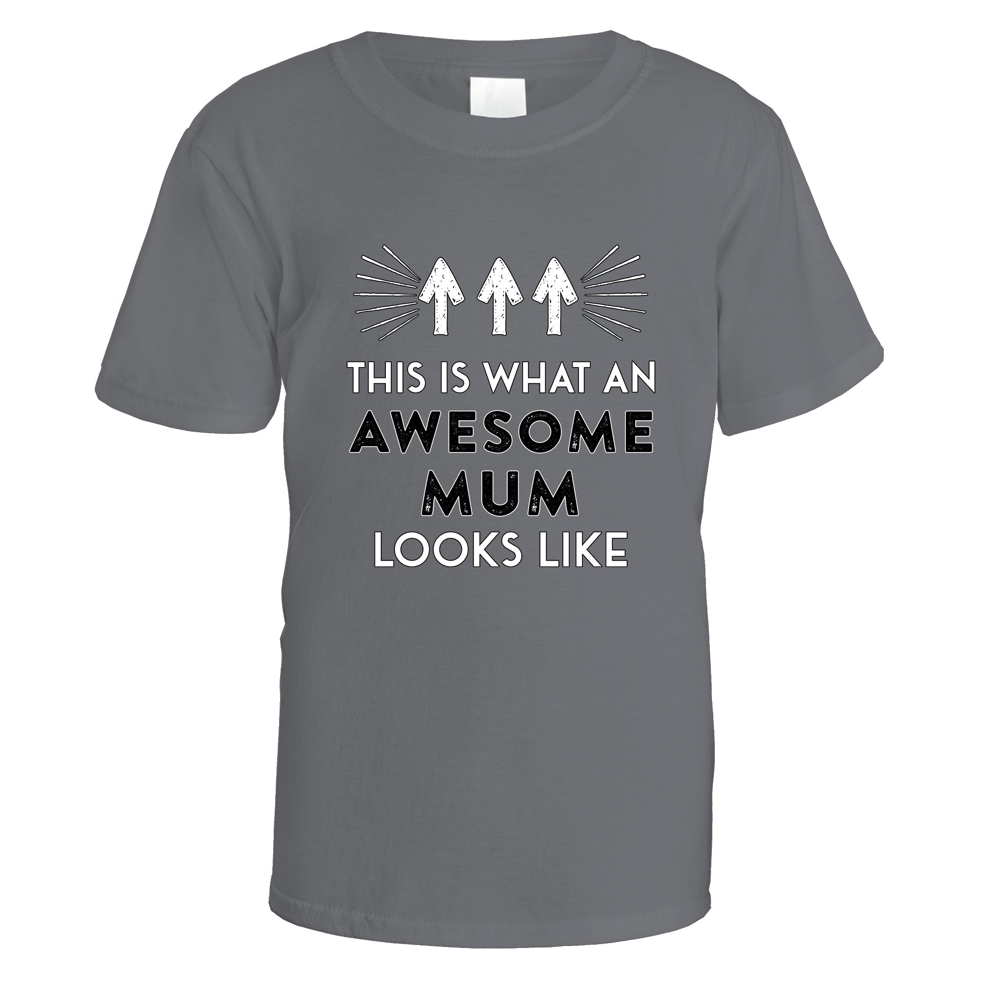 awesome-mum-t-shirt - Charcoal
