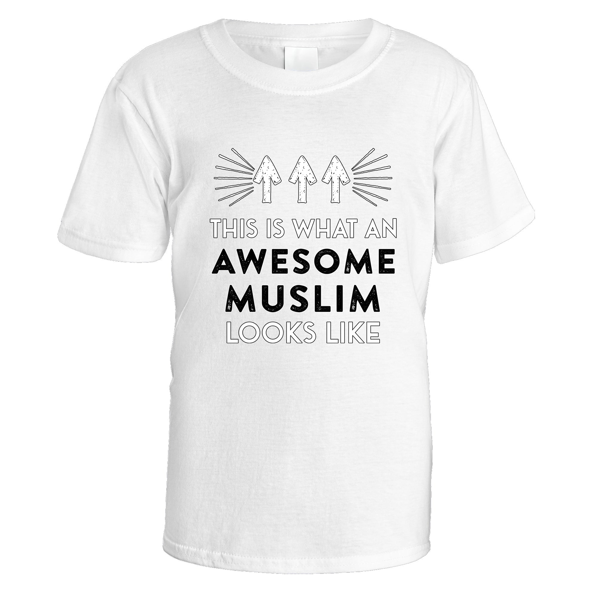 awesome-muslim-t-shirt - White