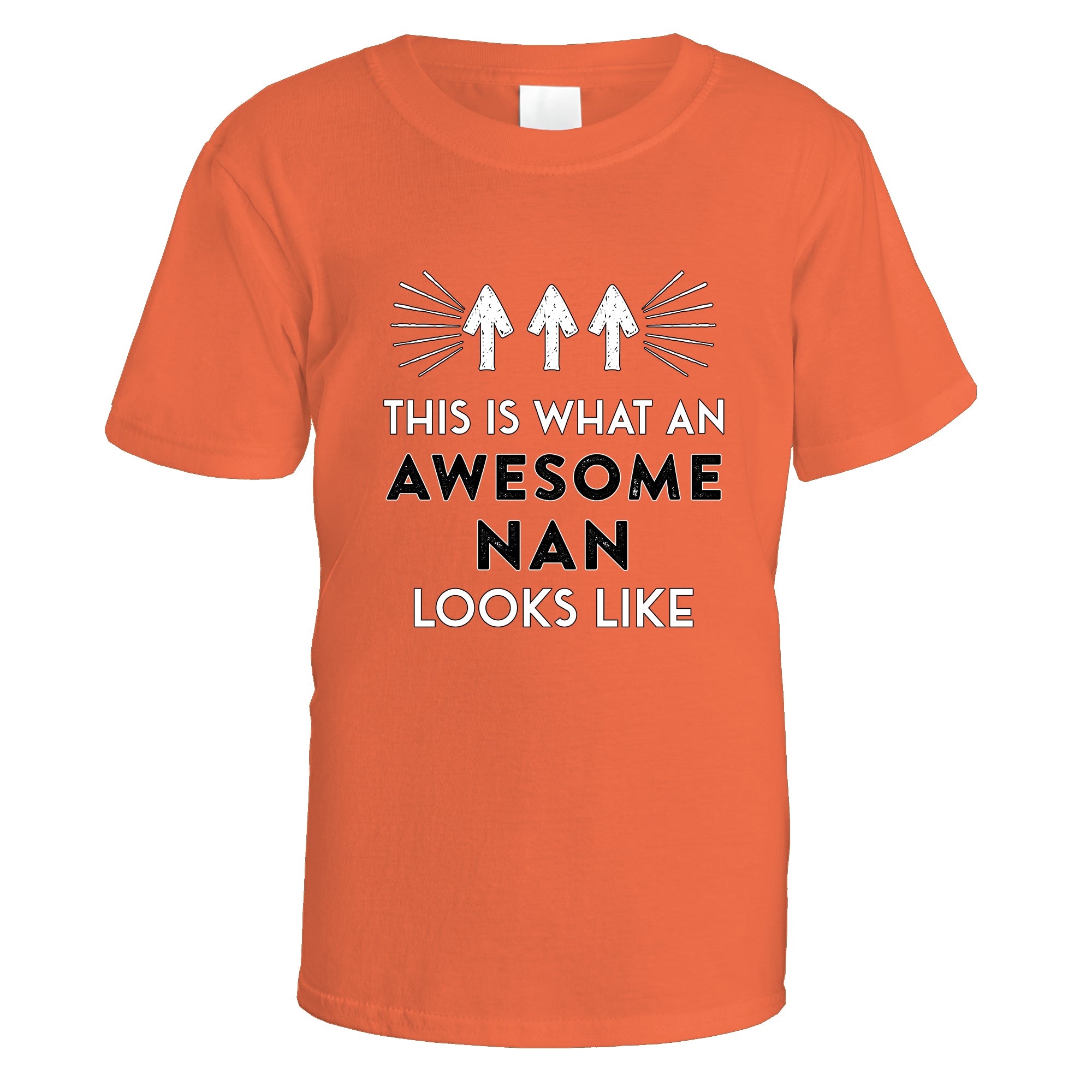awesome-nan-t-shirt - Orange
