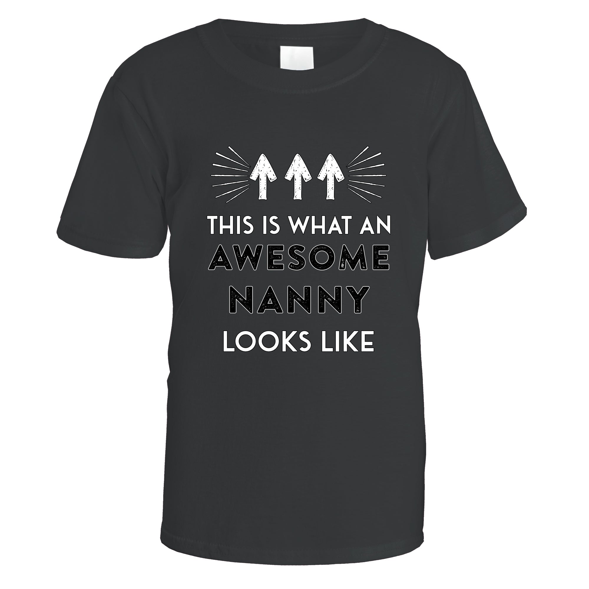 awesome-nanny-t-shirt - Black