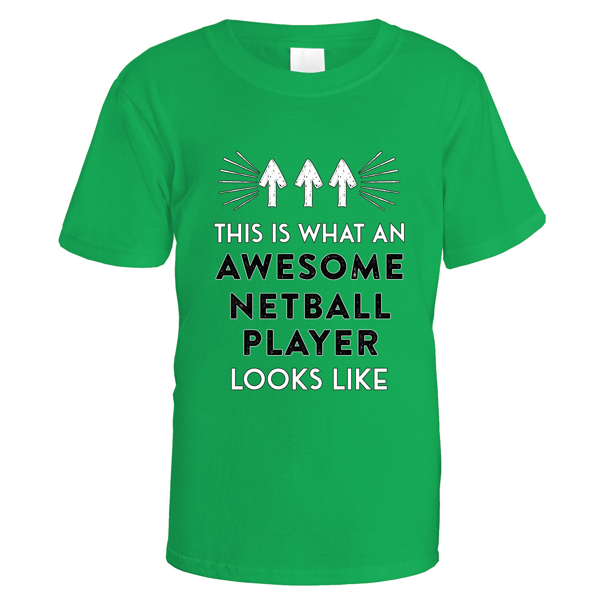 awesome-netball-player-t-shirt - Irish Green