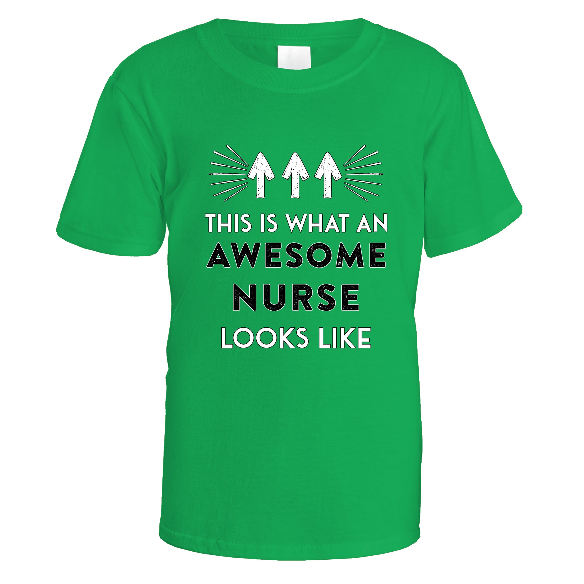 awesome-nurse-t-shirt - Irish Green