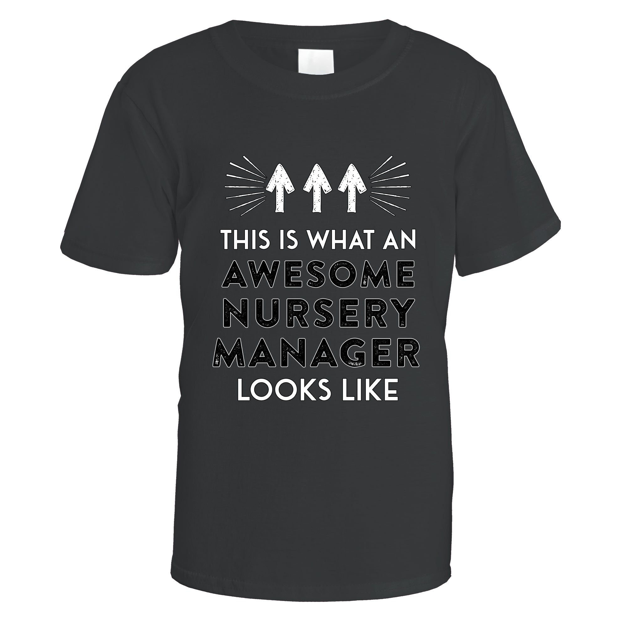 awesome-nursery-manager-t-shirt - Black