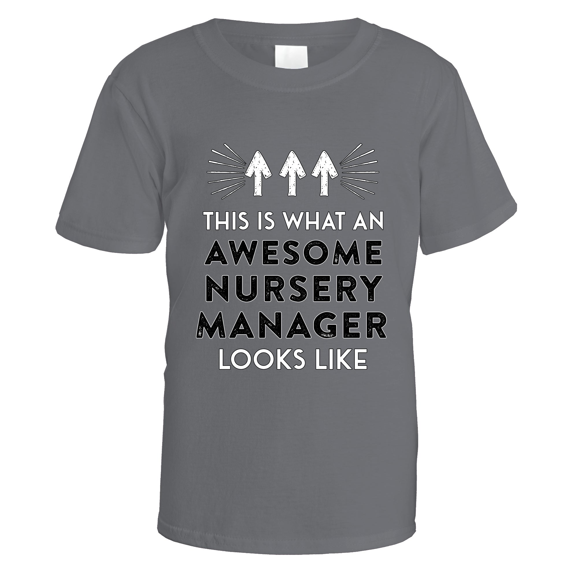 awesome-nursery-manager-t-shirt - Charcoal