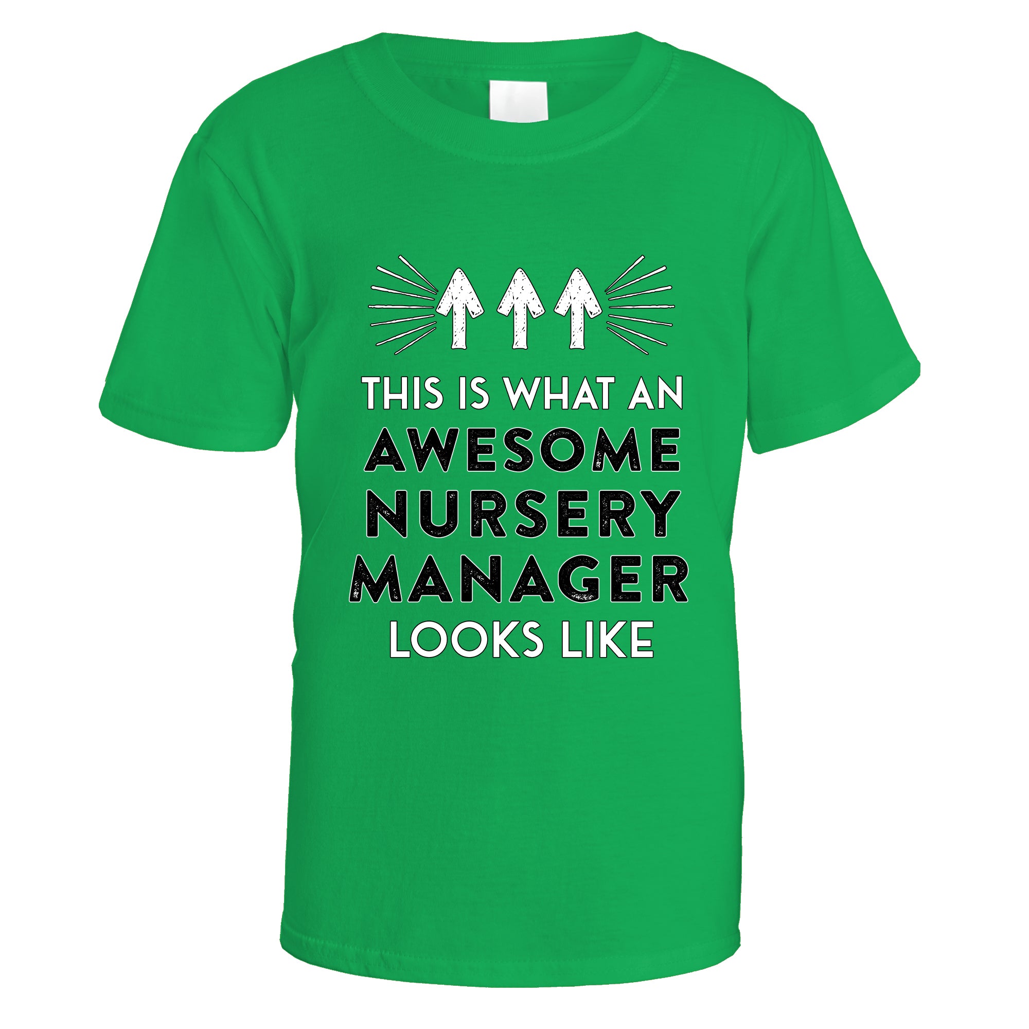 awesome-nursery-manager-t-shirt - Irish Green