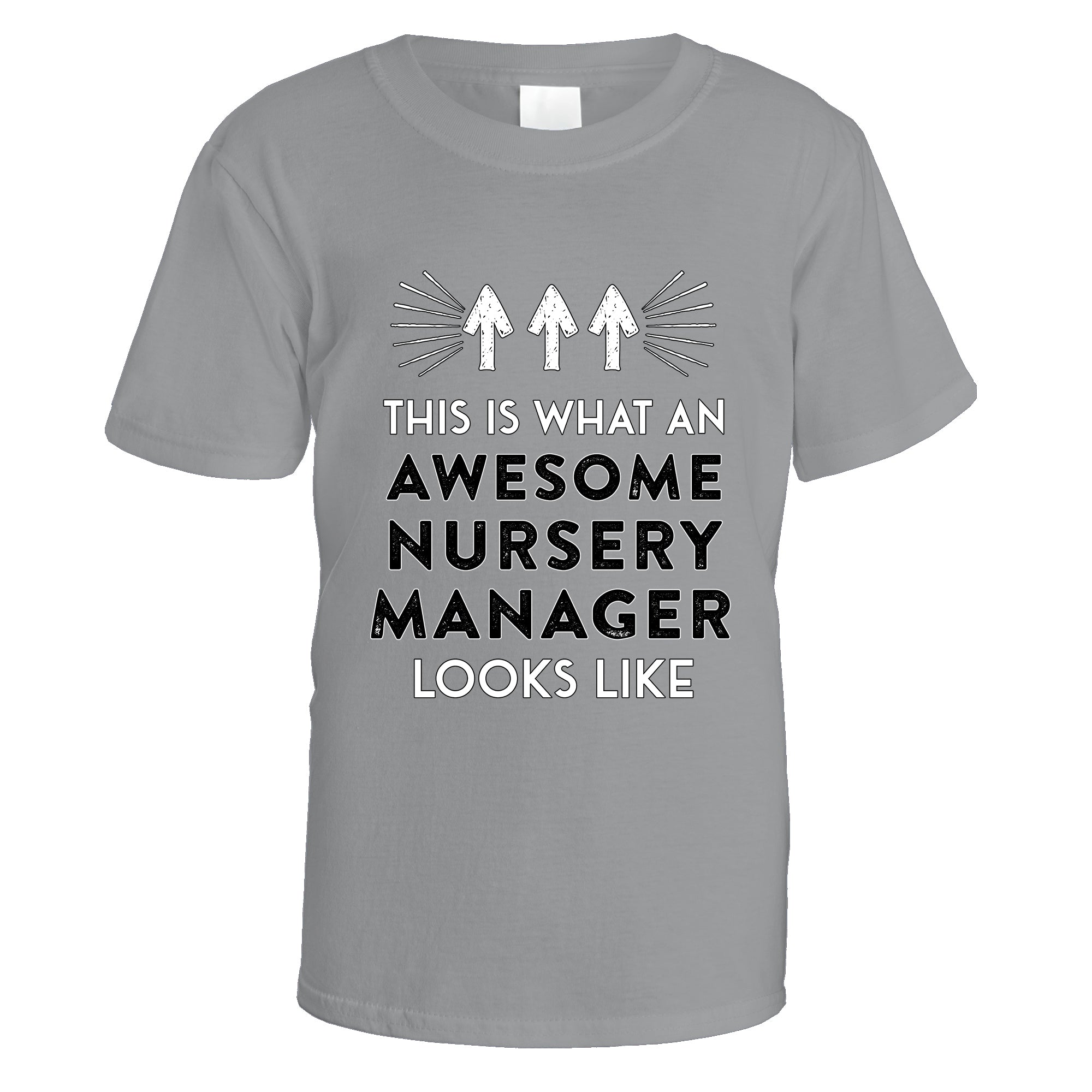 awesome-nursery-manager-t-shirt - Sports Grey