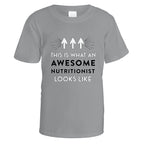 awesome-nutritionist-t-shirt - Sports Grey