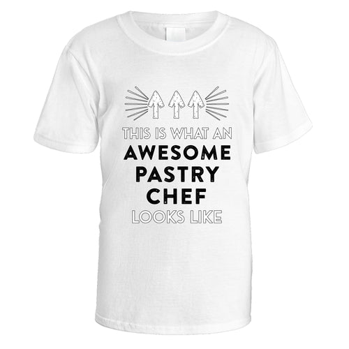 Awesome Pastry Chef T-Shirt - Small / White