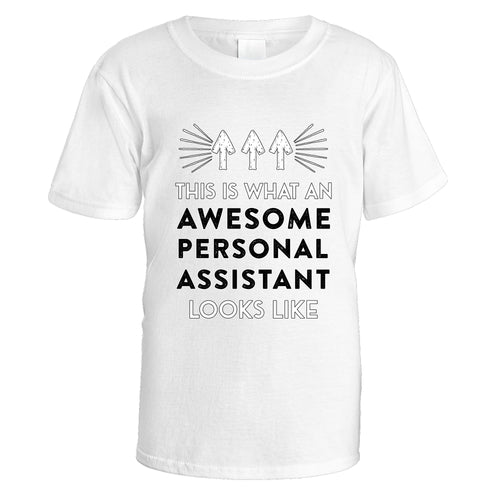 Awesome Personal Assistant T-Shirt - Small / White