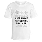 awesome-personal-trainer-t-shirt - White