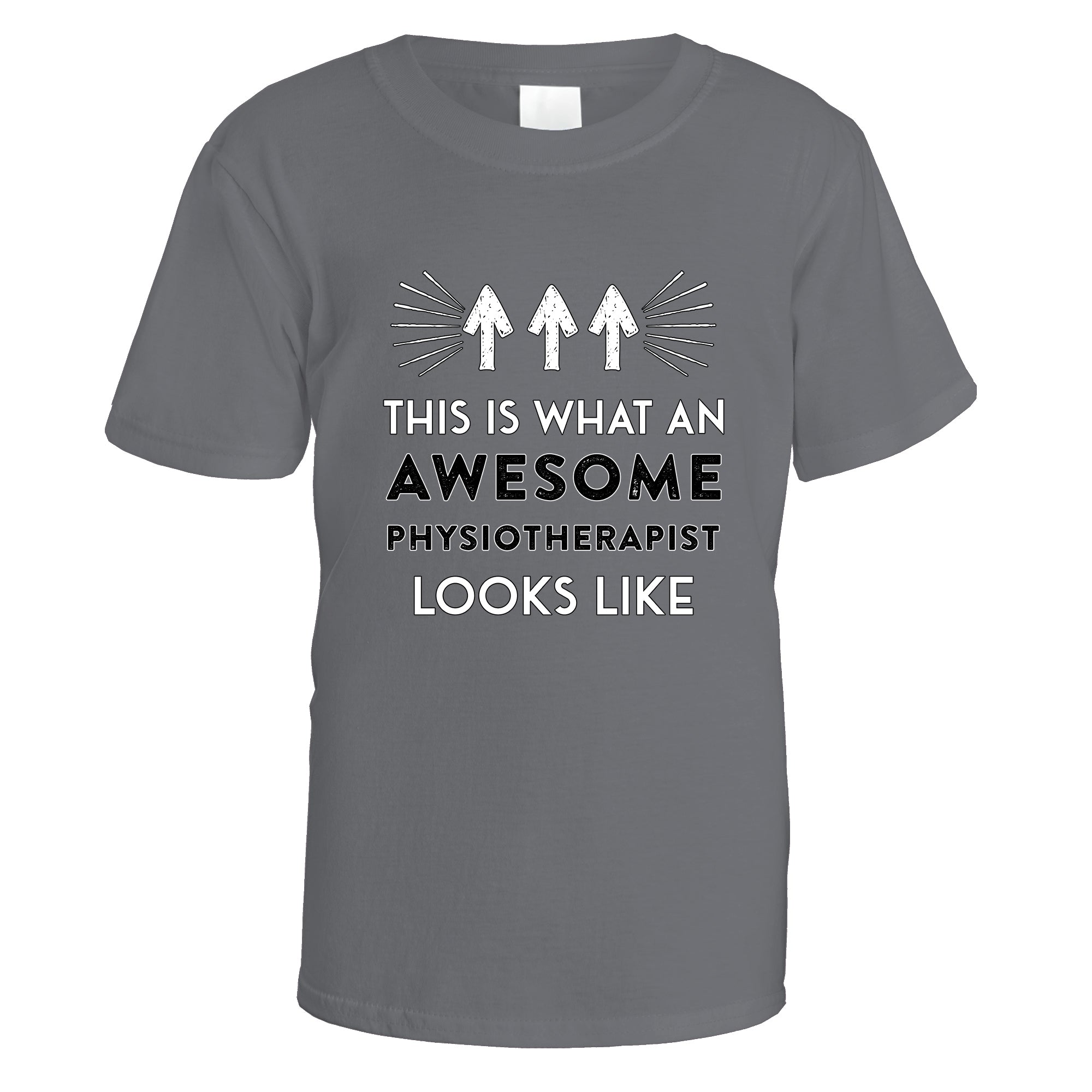 awesome-physiotherapist-t-shirt - Charcoal