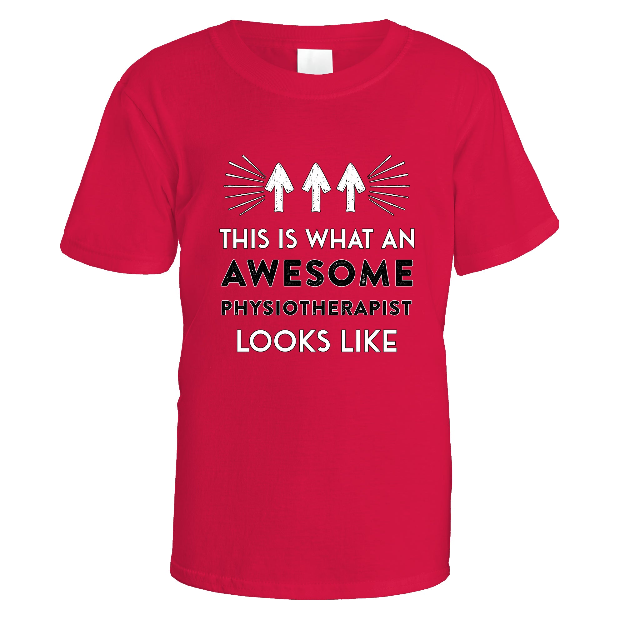 awesome-physiotherapist-t-shirt - Red