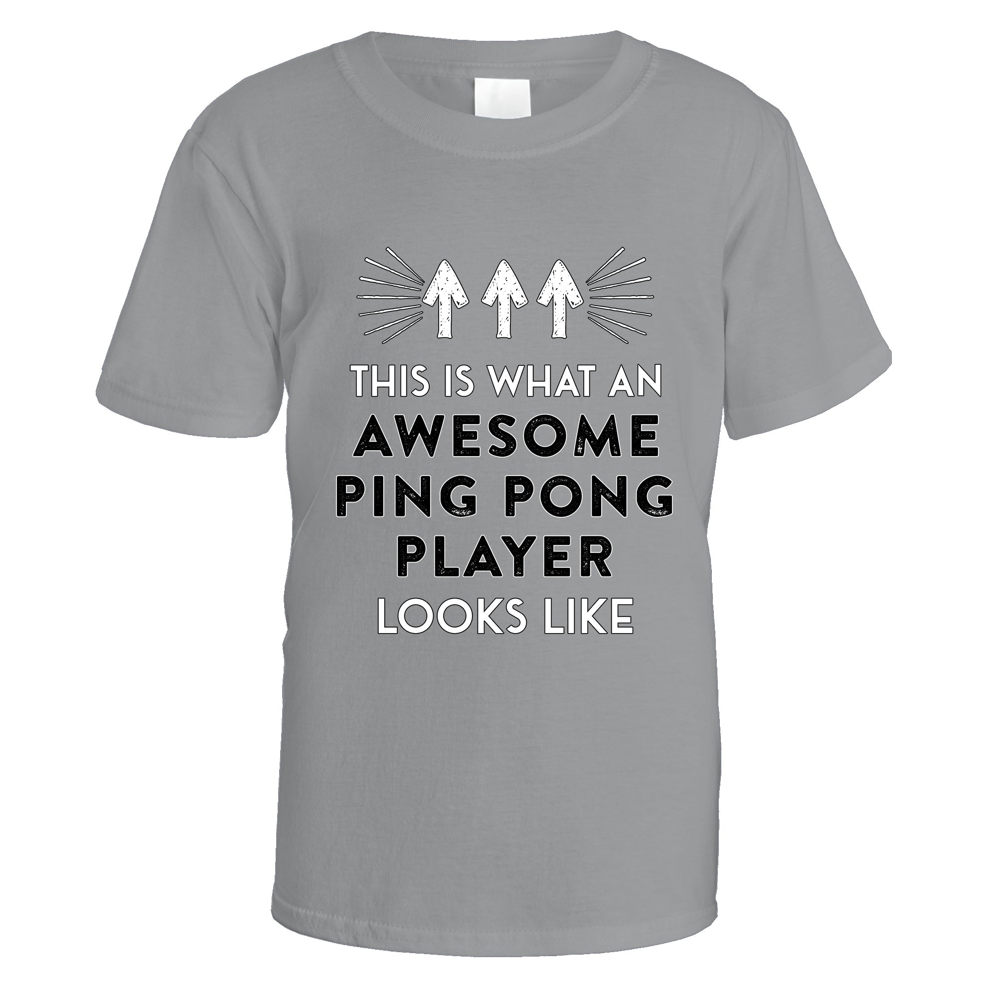 awesome-ping-pong-player-t-shirt - Sports Grey