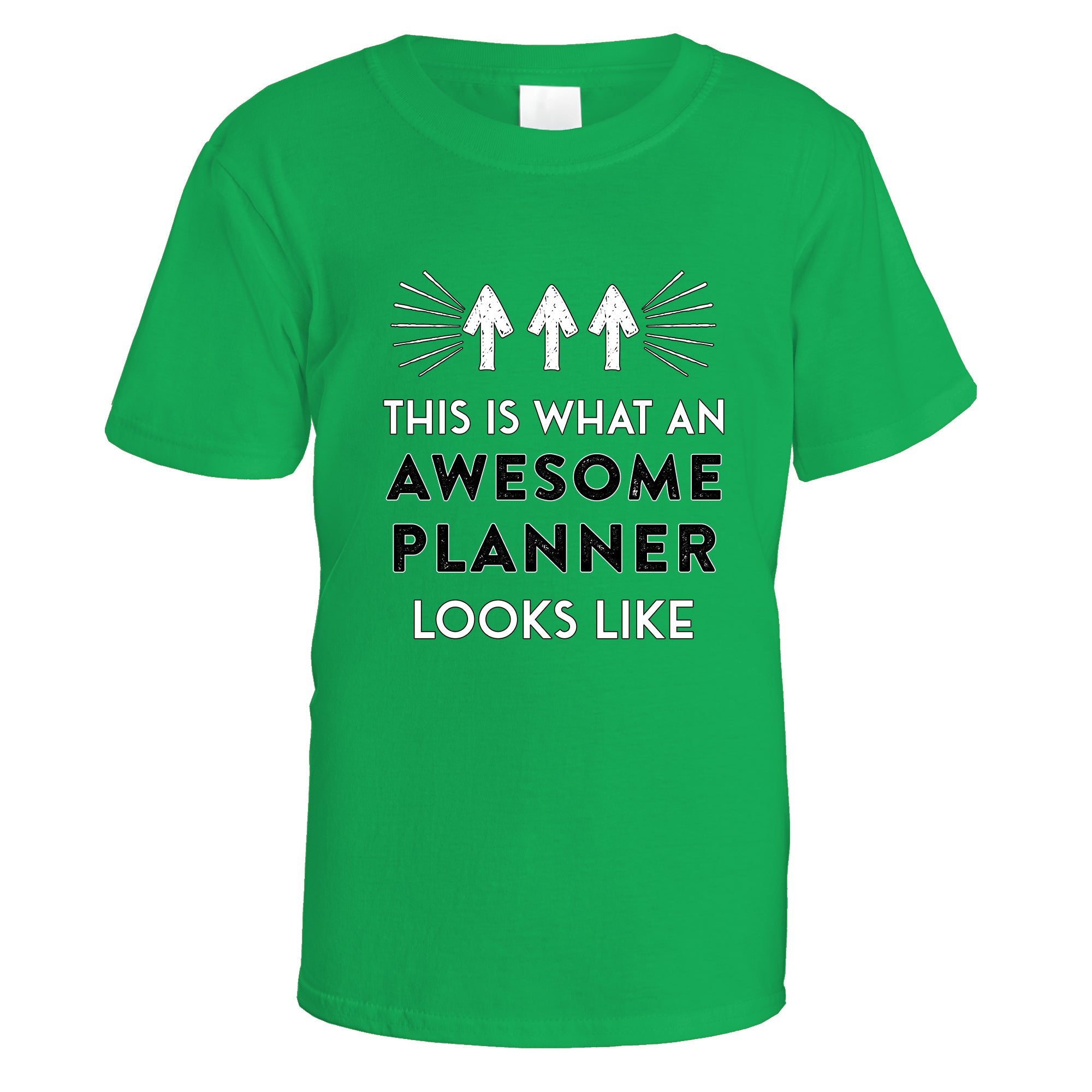 awesome-planner-t-shirt - Irish Green