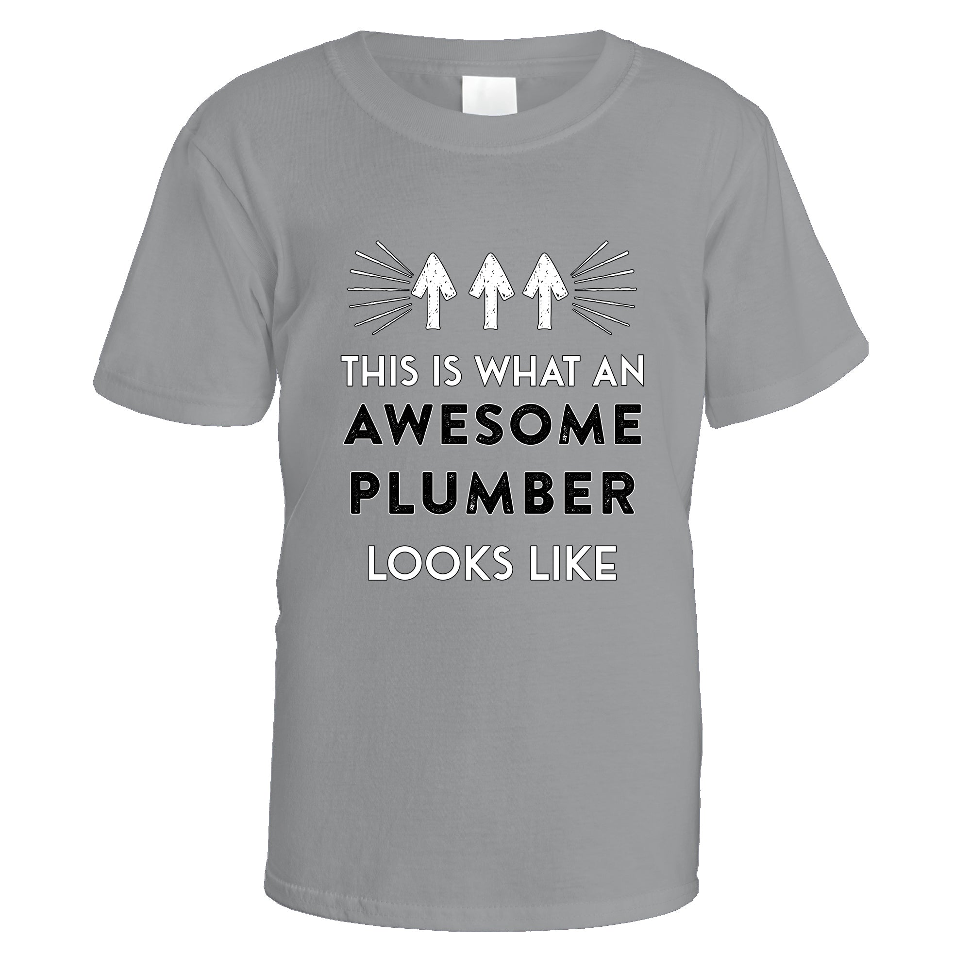 awesome-plumber-t-shirt - Sports Grey