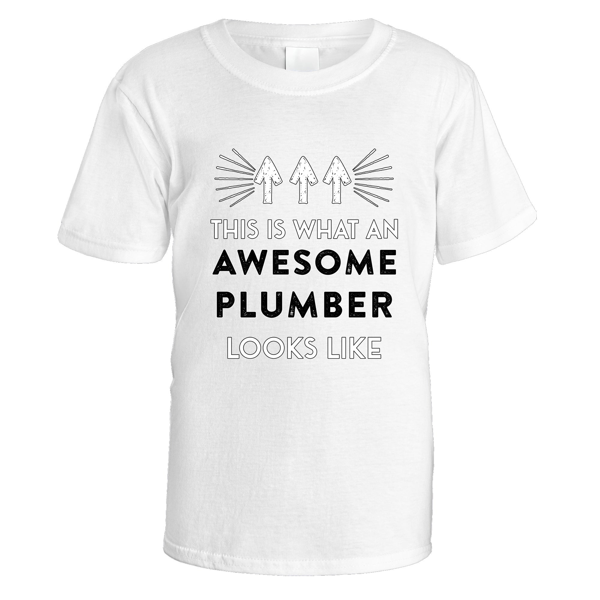 awesome-plumber-t-shirt - White