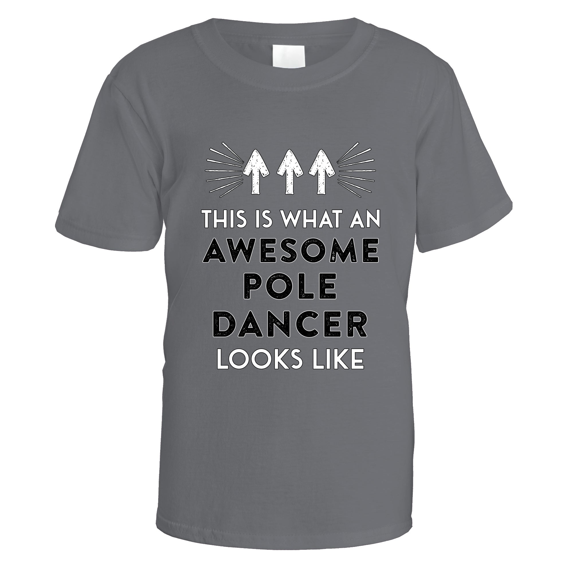 awesome-pole-dancer-t-shirt - Charcoal