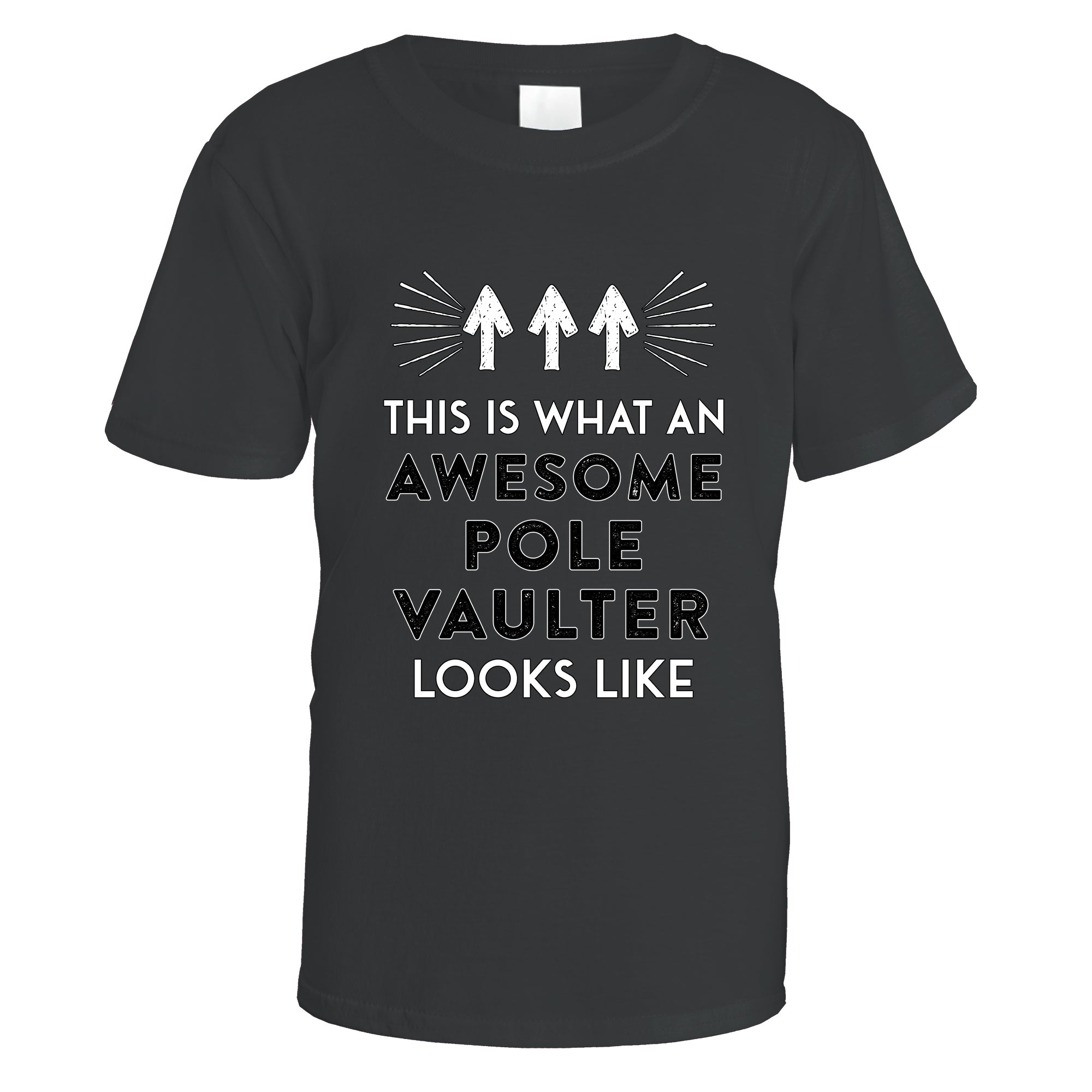 awesome-pole-vaulter-t-shirt - Black
