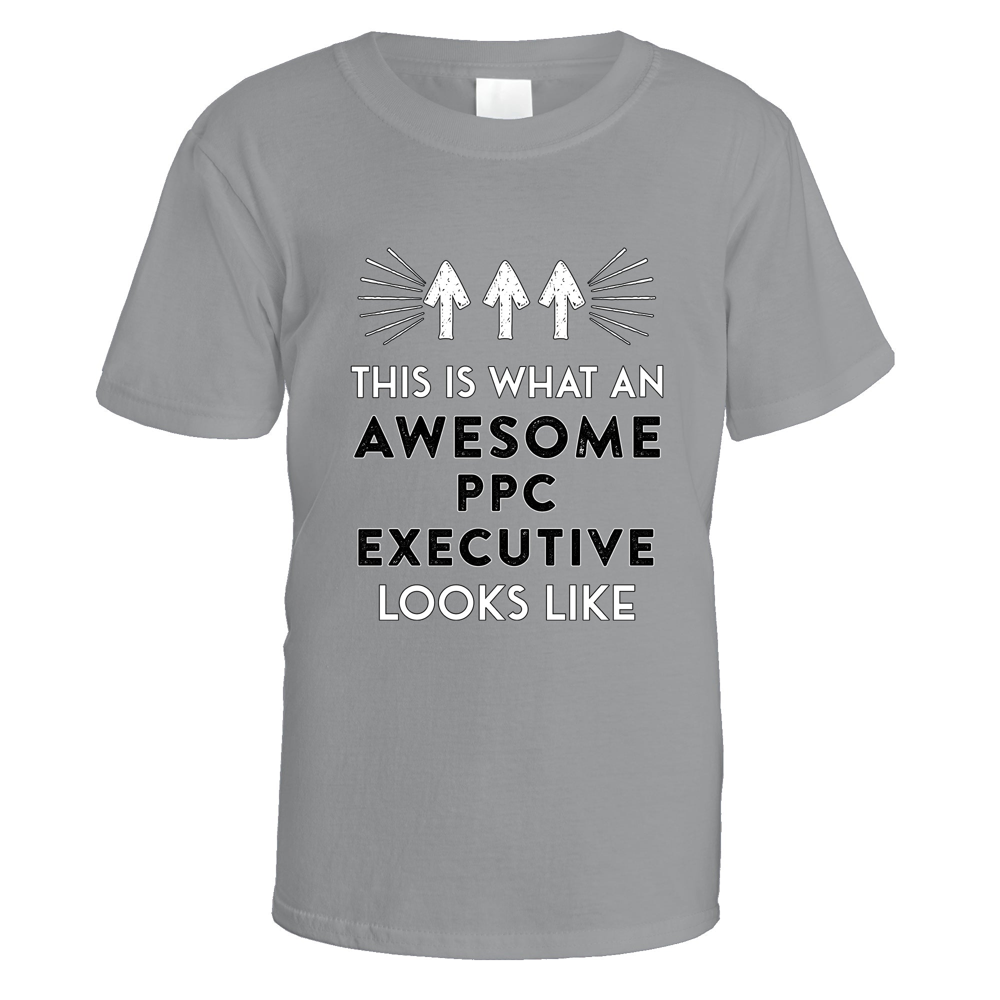 awesome-ppc-executive-t-shirt - Sports Grey