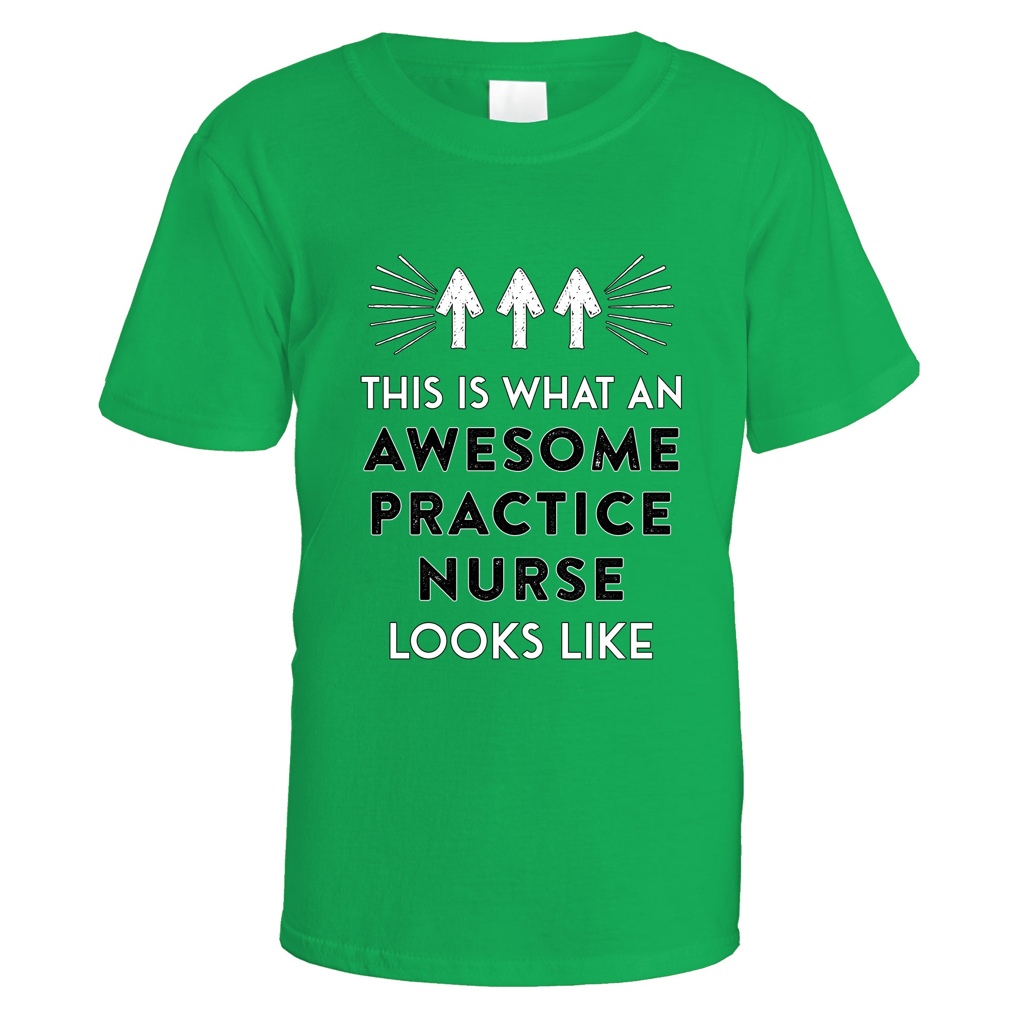 awesome-practice-nurse-t-shirt - Irish Green