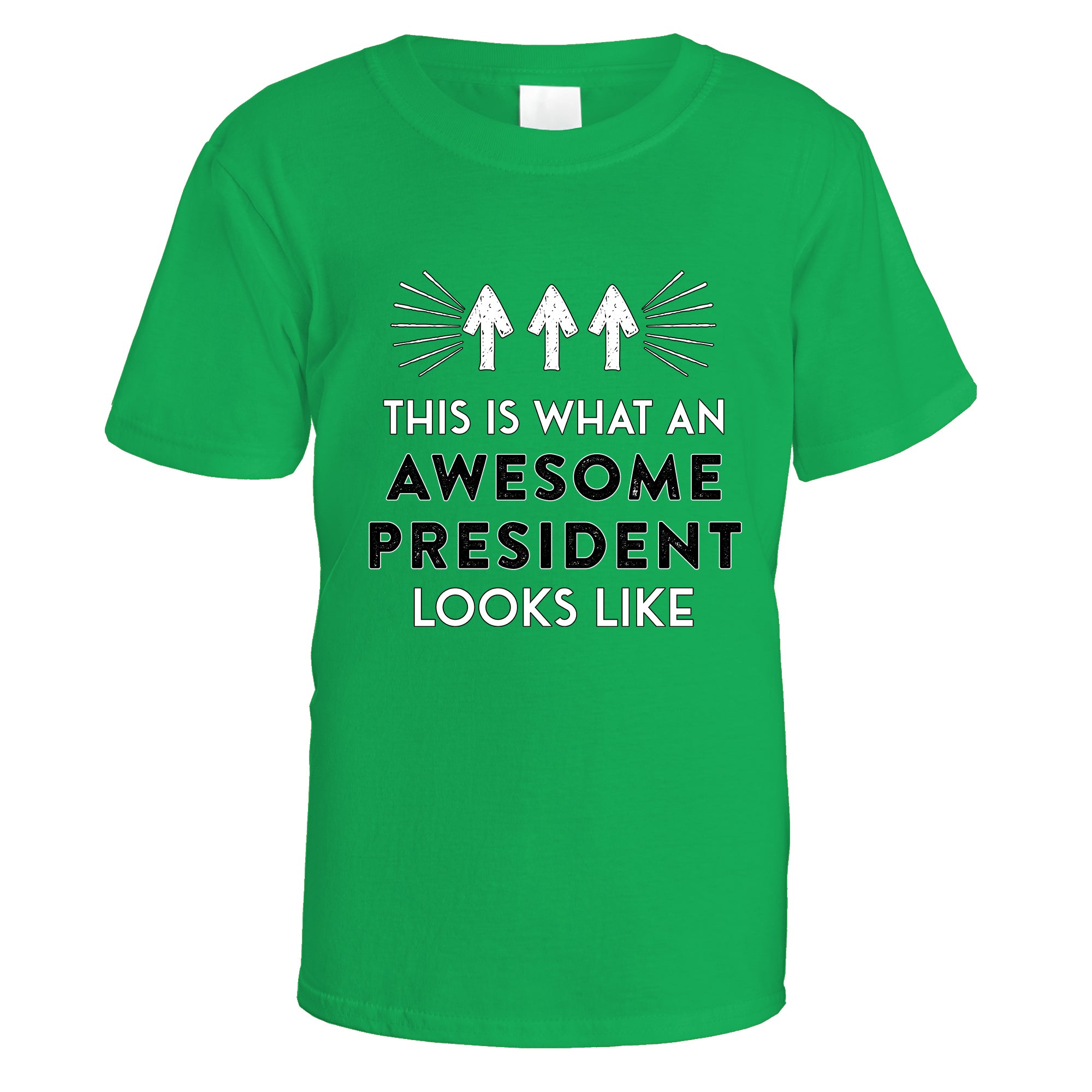awesome-president-t-shirt - Irish Green