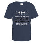 awesome-president-t-shirt - Navy