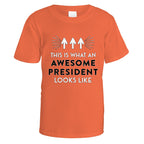 awesome-president-t-shirt - Orange