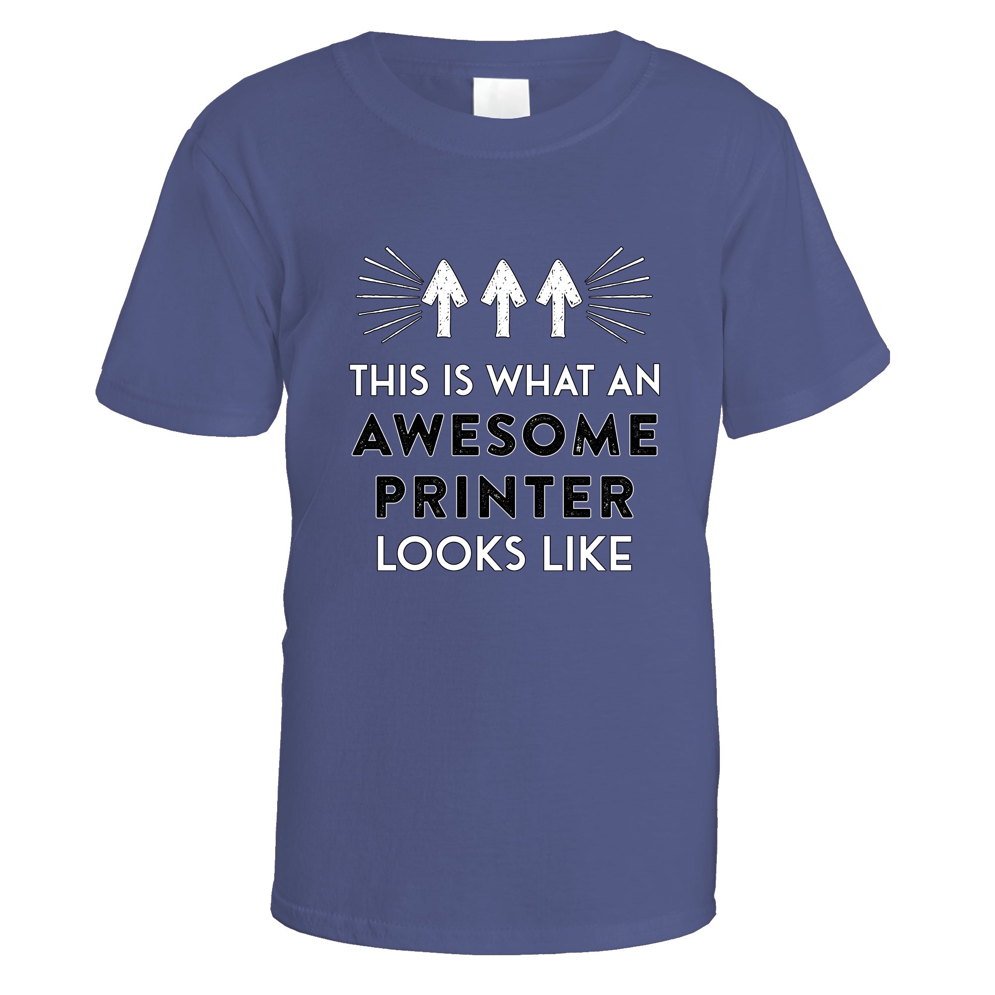 awesome-printer-t-shirt - Purple