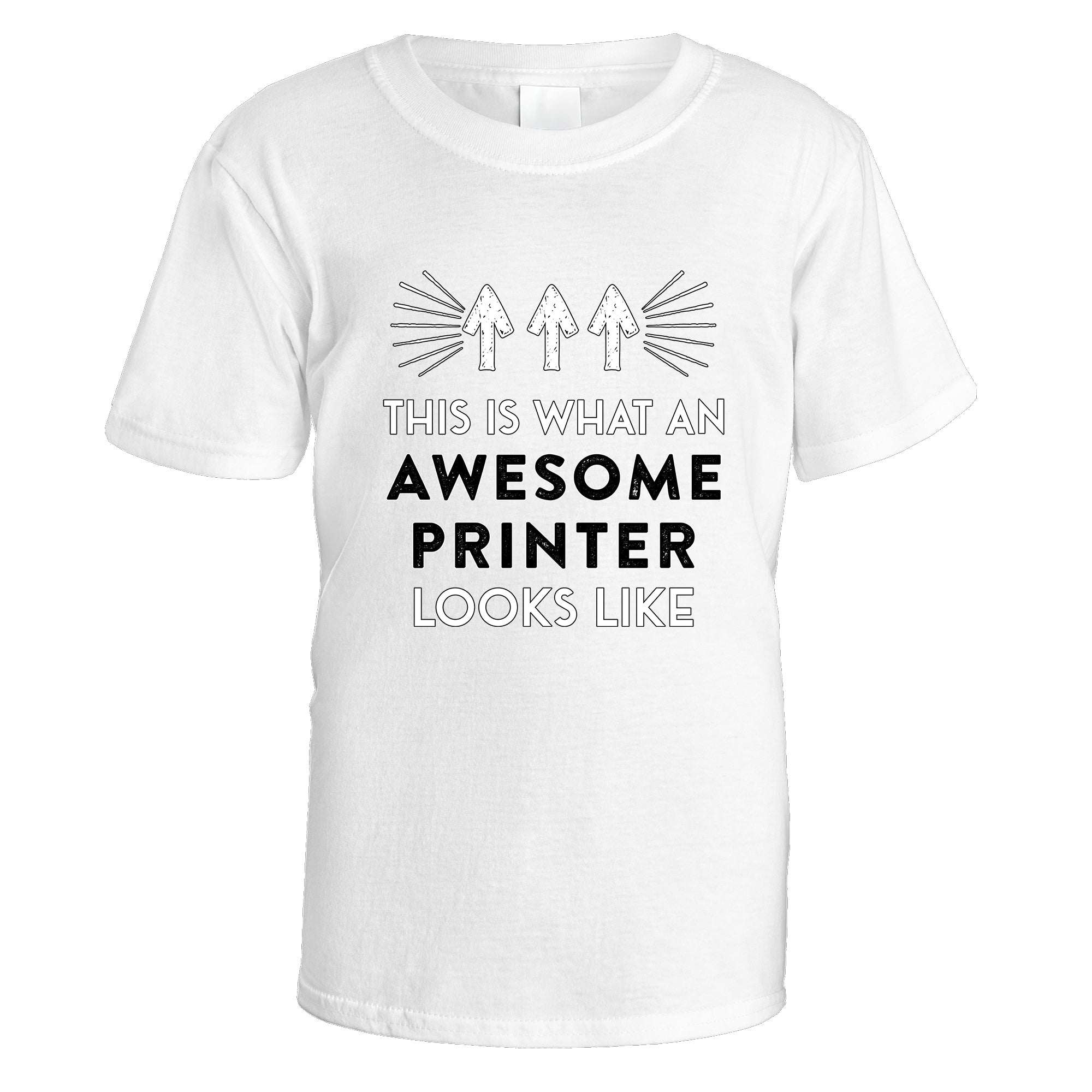 awesome-printer-t-shirt - White