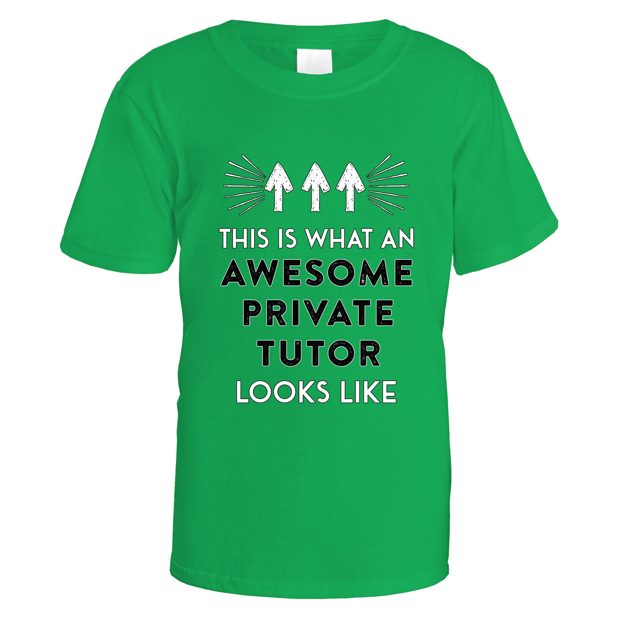 awesome-private-tutor-t-shirt - Irish Green