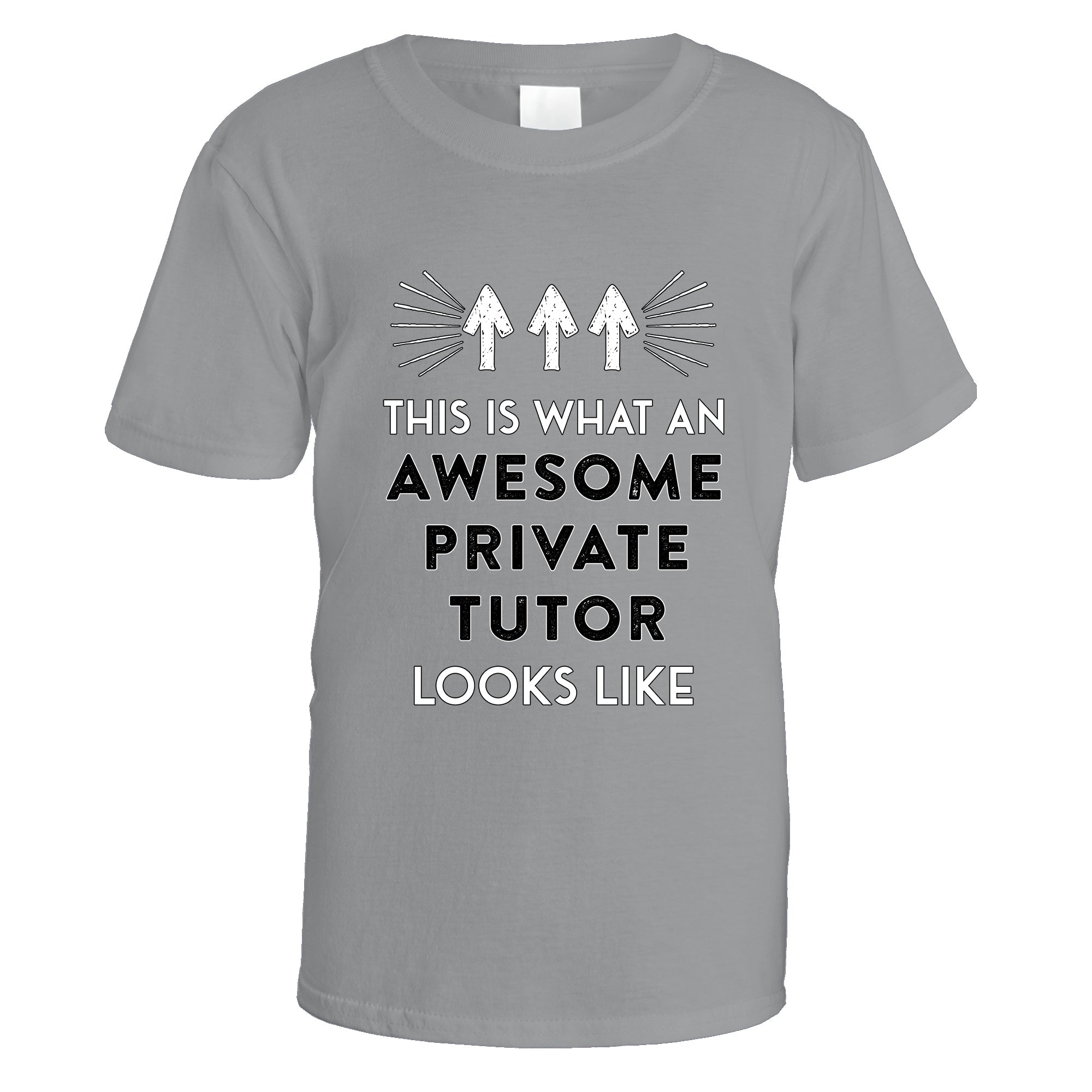awesome-private-tutor-t-shirt - Sports Grey