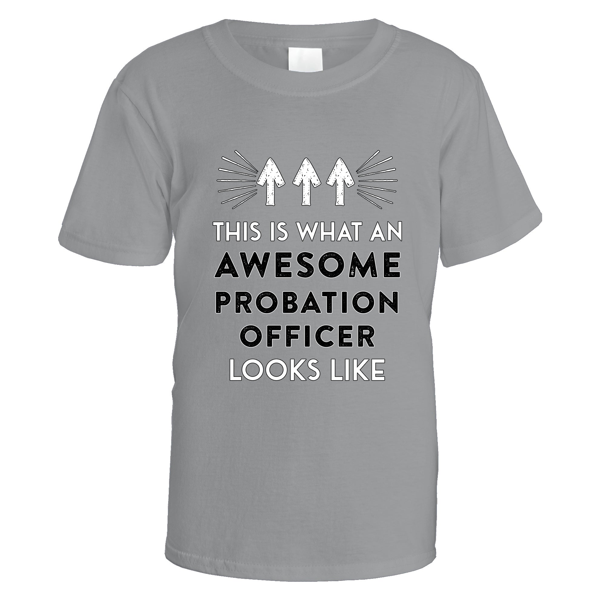 awesome-probation-officer-t-shirt - Sports Grey