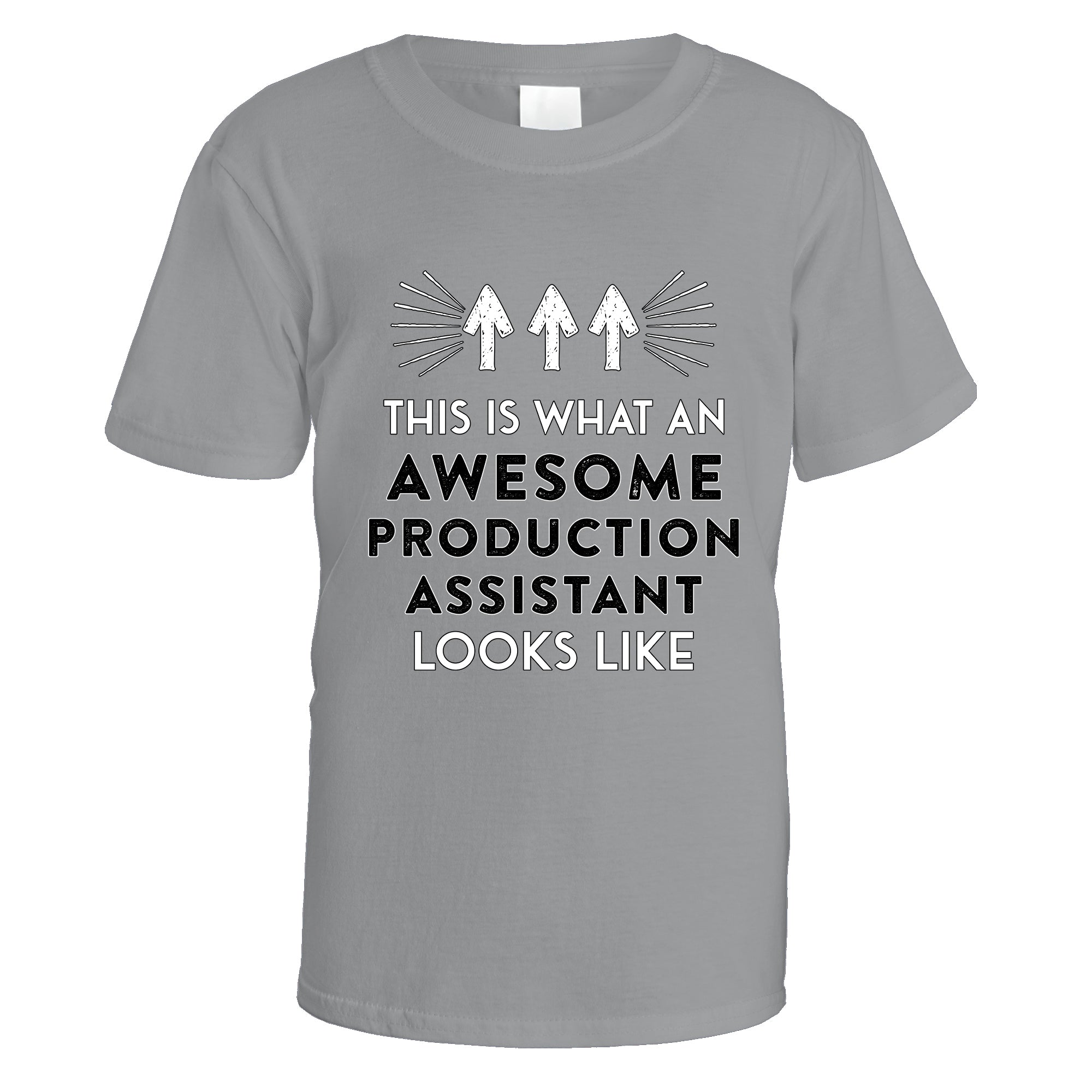 awesome-production-assistant-t-shirt - Sports Grey