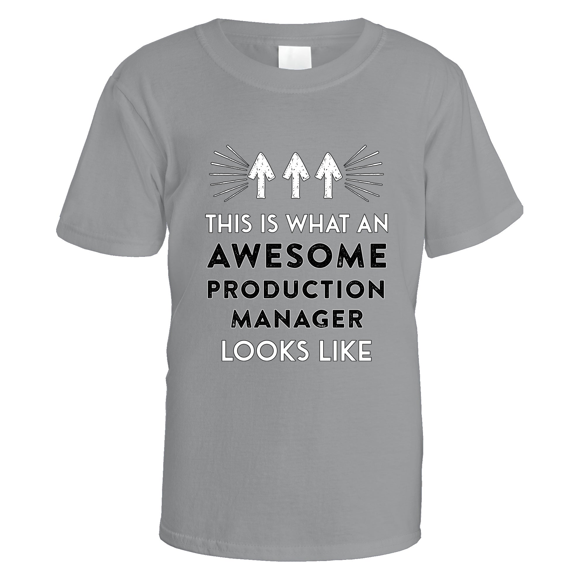 awesome-production-manager-t-shirt - Sports Grey