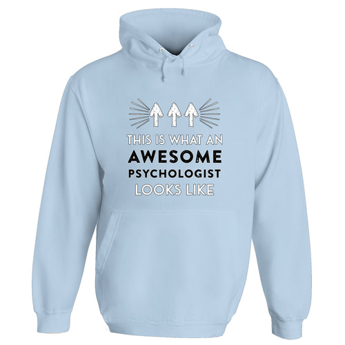 Awesome Psychologist Hoodie - Sky Blue / Medium