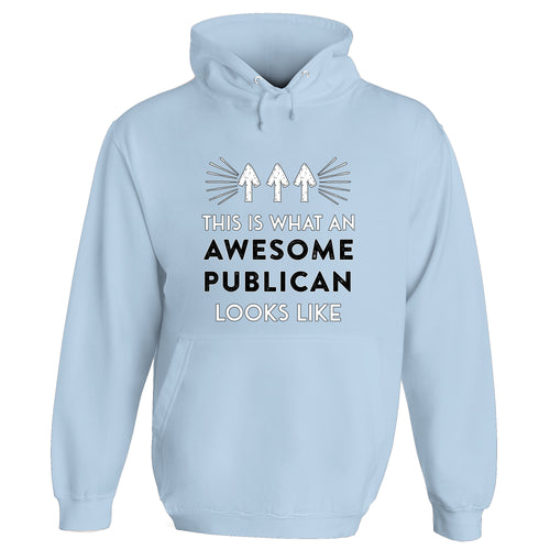 Awesome Publican Hoodie - Sky Blue / Medium