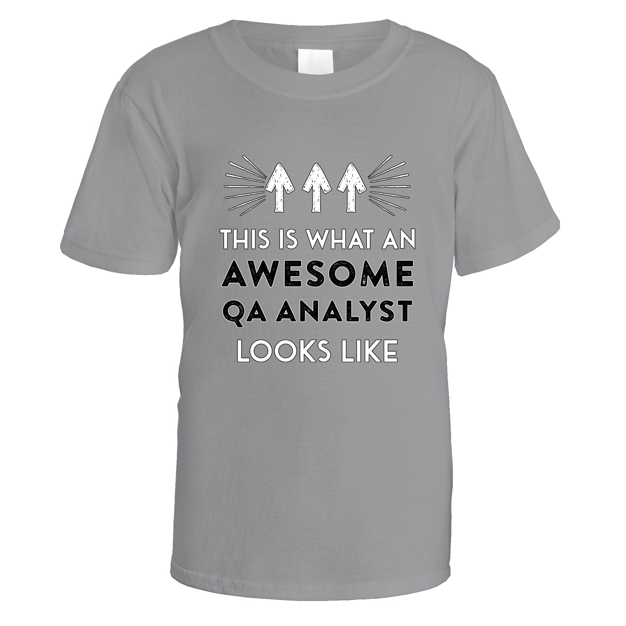 awesome-qa-analyst-t-shirt - Sports Grey