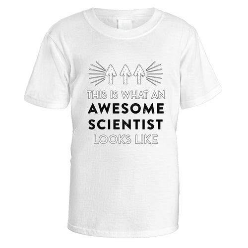 Awesome Scientist T-Shirt - Small / White