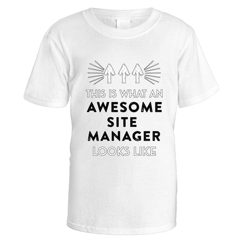 Awesome Site Manager T-Shirt - Small / White