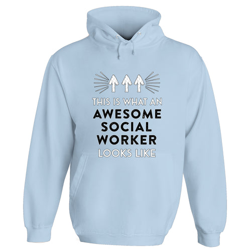 Awesome Social Worker Hoodie