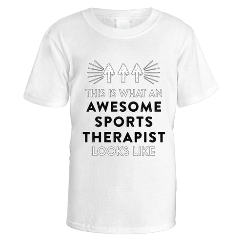 Awesome Sports Therapist T-Shirt - Small / White