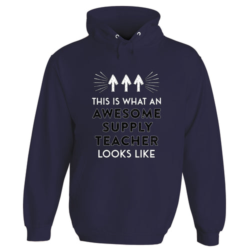 Awesome Supply Teacher Hoodie