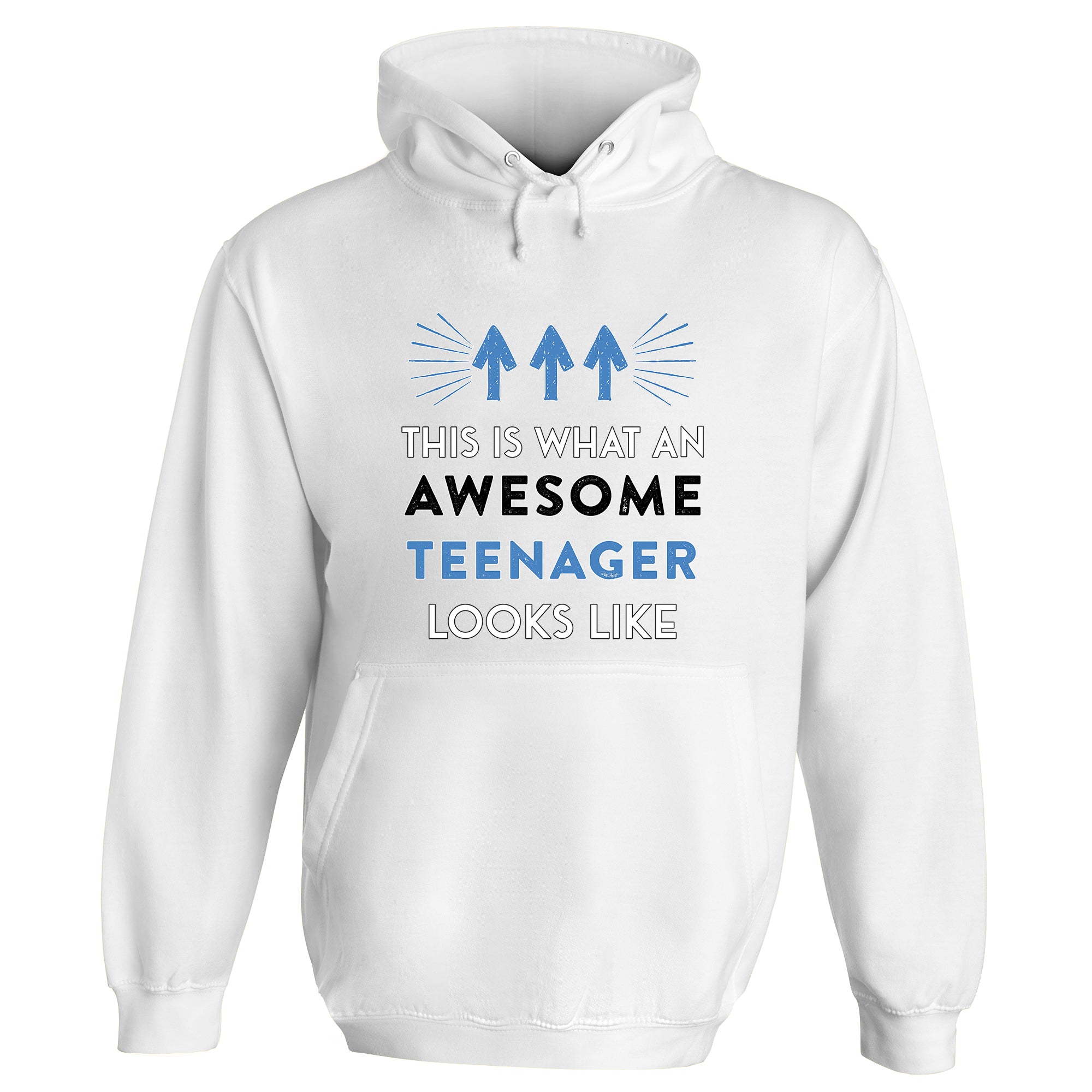 Awesome Teenager Hoodie (Blue Design)