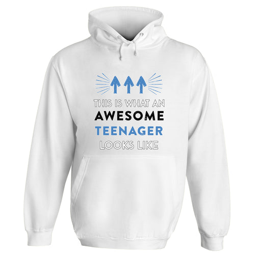 Awesome Teenager Hoodie (Blue Design) - Default Title