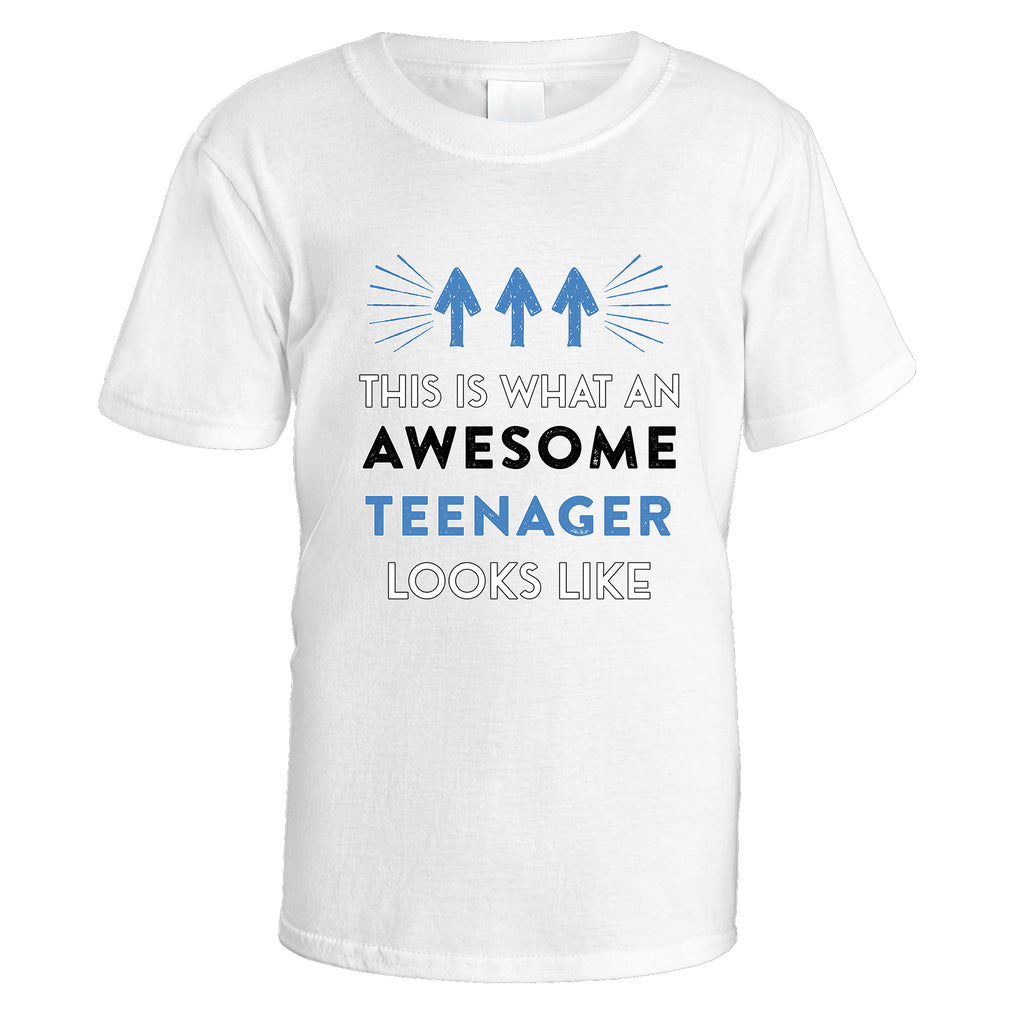 Awesome Teenager T-Shirt (Blue Design)