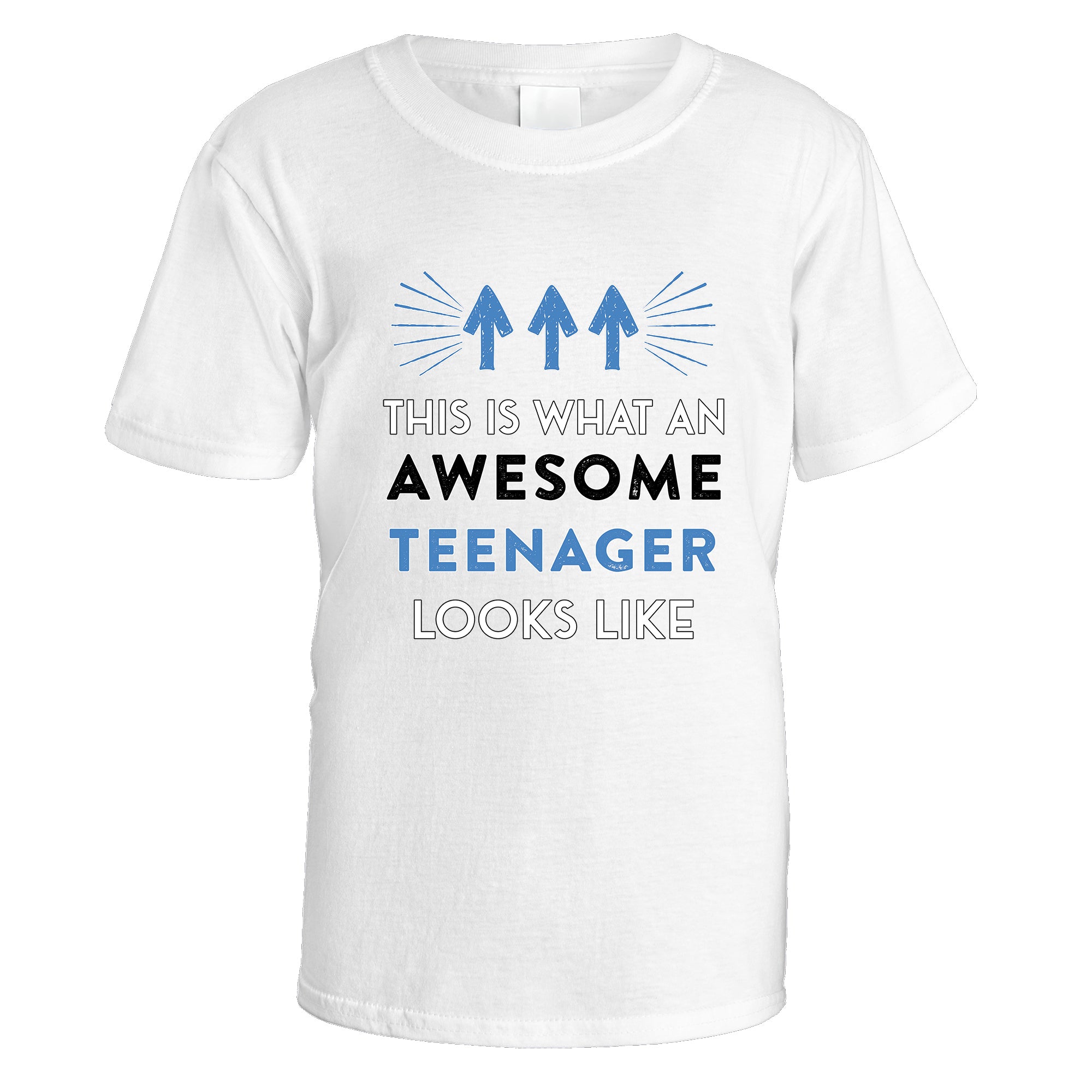 Awesome Teenager T-Shirt (Blue Design)