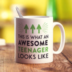 This is What an Awesome Teenager Looks Like Mug - Green